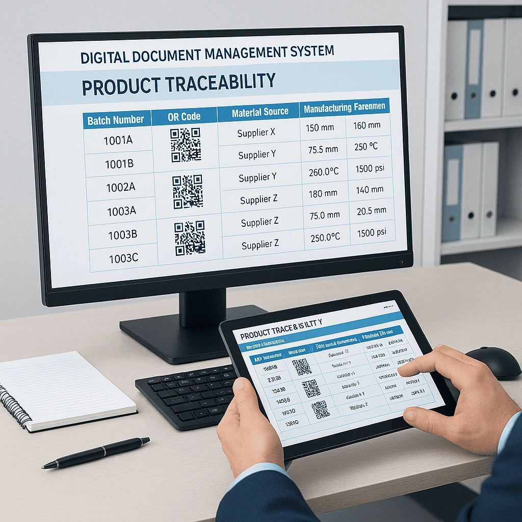 文件追溯系統示意圖