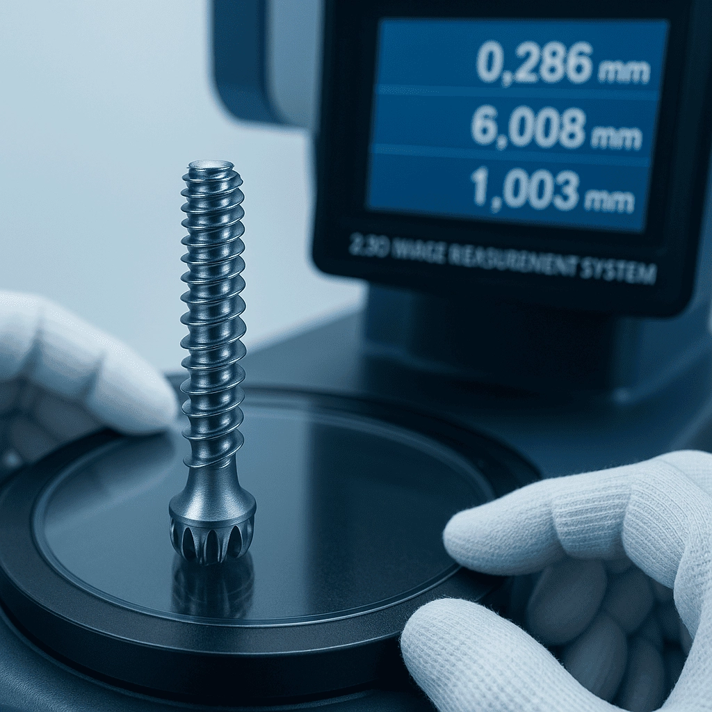 精密加工與品質檢驗示意圖