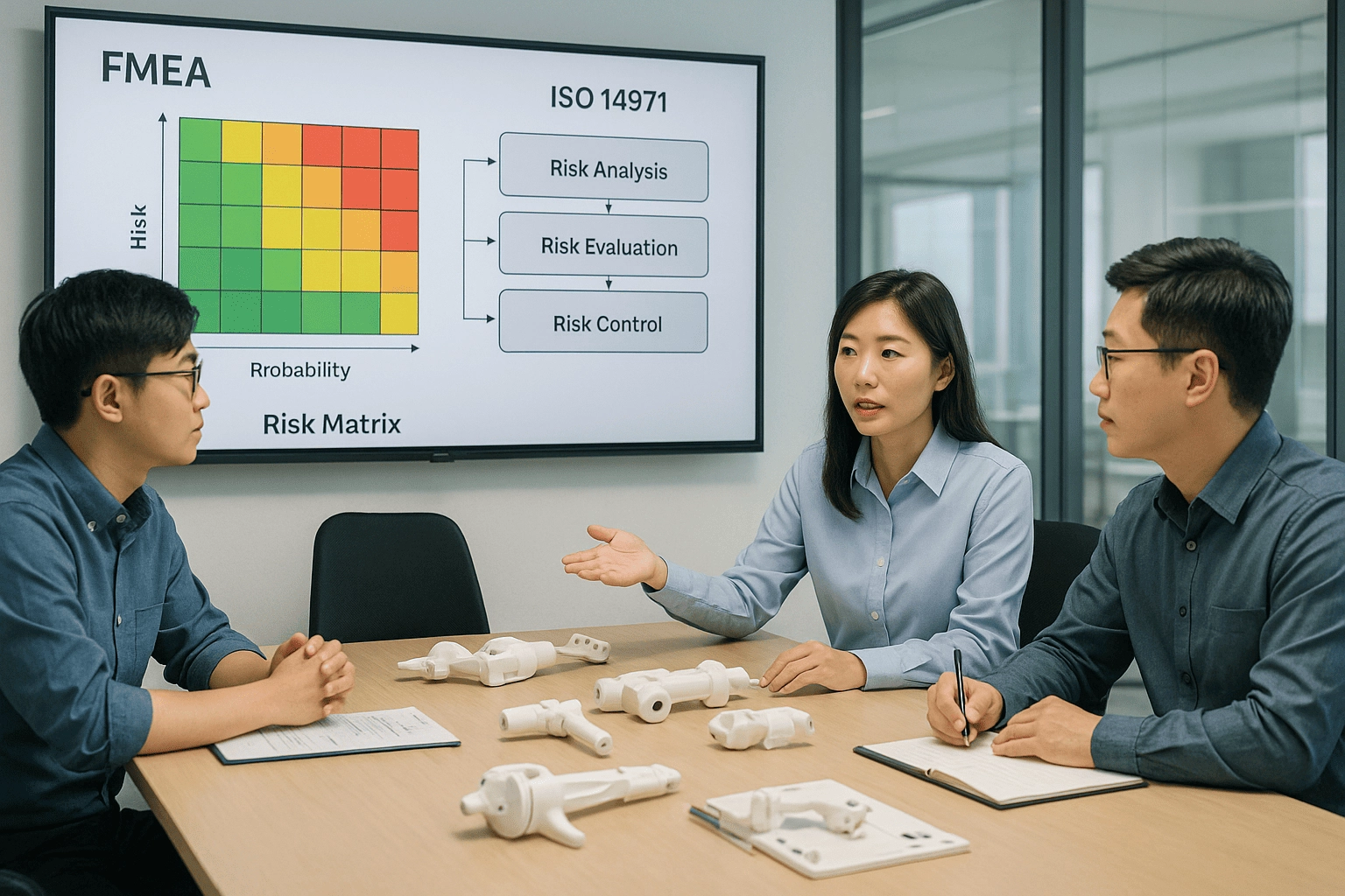 風險管理流程示意圖