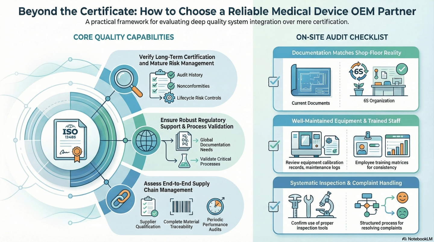 Beyond the Certificate:How to Choose a Relilable Medical Device OEM Partner